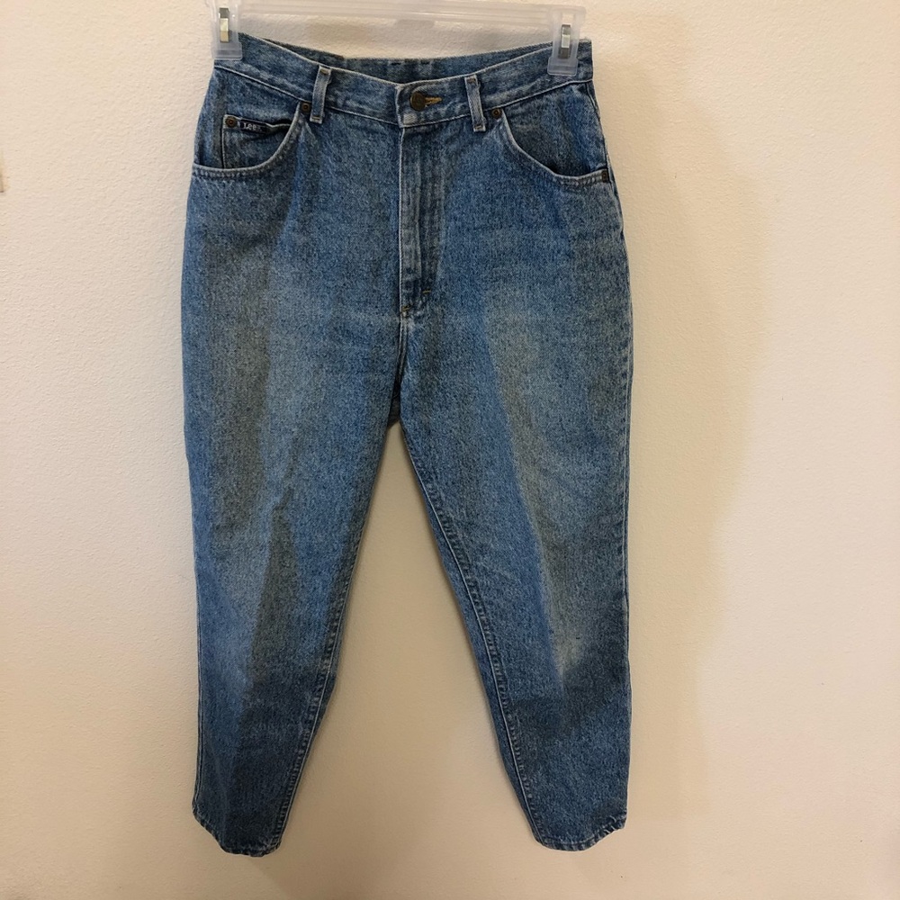 Vintage 12 petite high rise mom jeans Lee